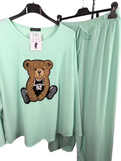 CONJUNTO OSO CANASTERO VERDE