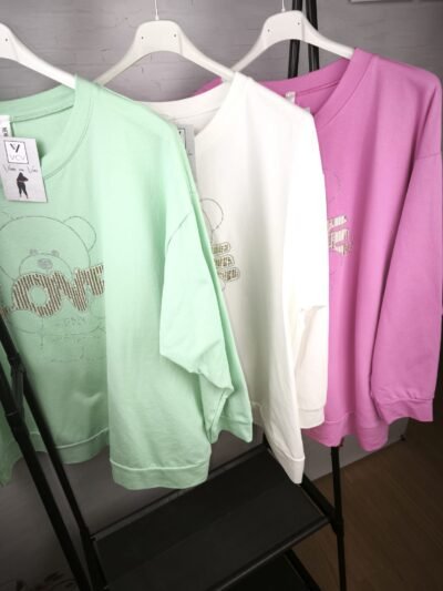 Sudadera Curvy de Osos Estampados - Imagen 2