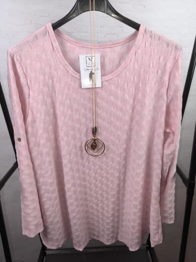 Jersey de Manga Recogible Rosa