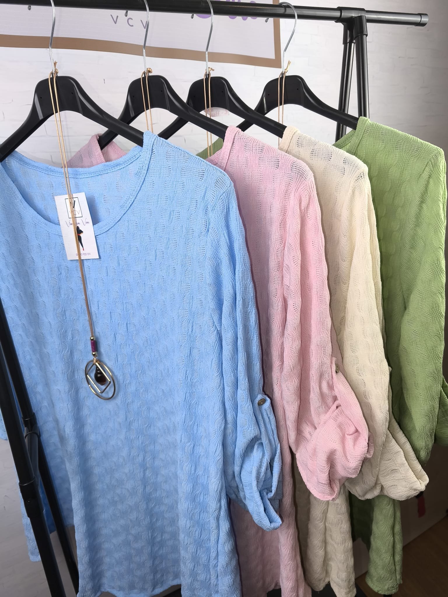Jersey de Manga Recogible Verde - Imagen 3