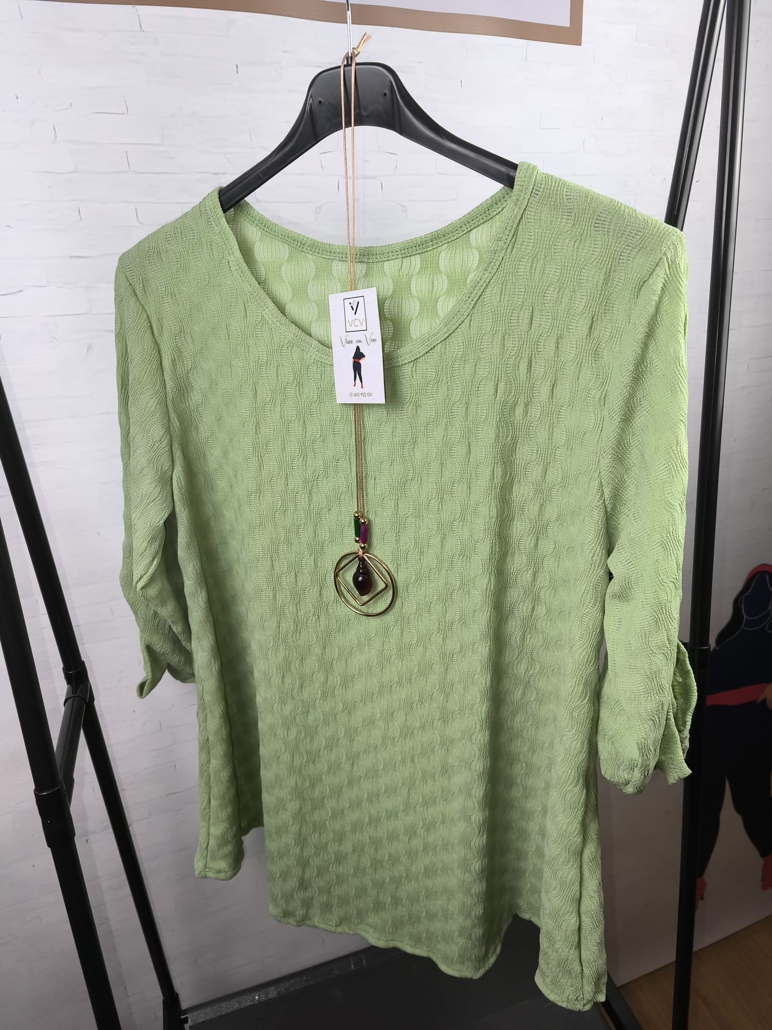 Jersey de Manga Recogible Verde