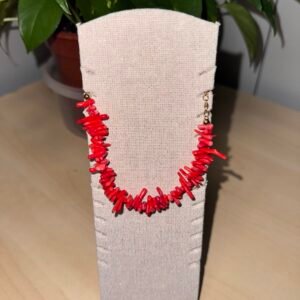 PULSERA ACERO CORAL