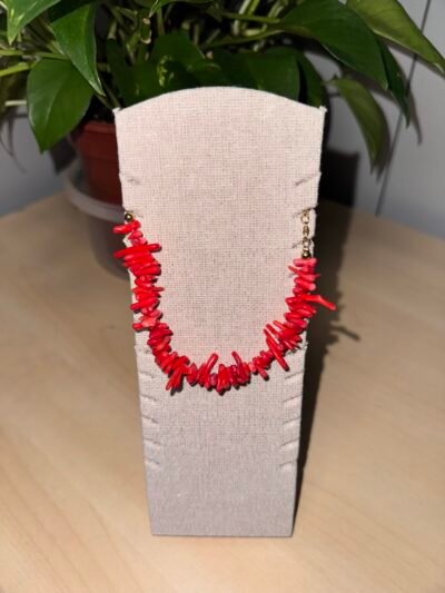 PULSERA ACERO CORAL