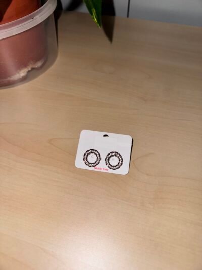 PENDIENTES ACERO ARO CIRCONITA