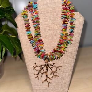 COLLAR ACERO CORALES