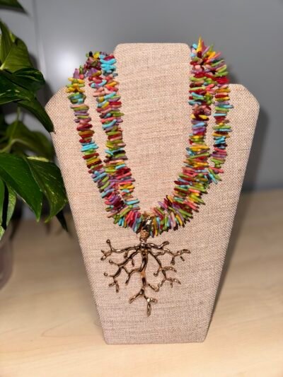 COLLAR ACERO CORALES