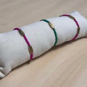 PULSERA ACERO Y CRITAL