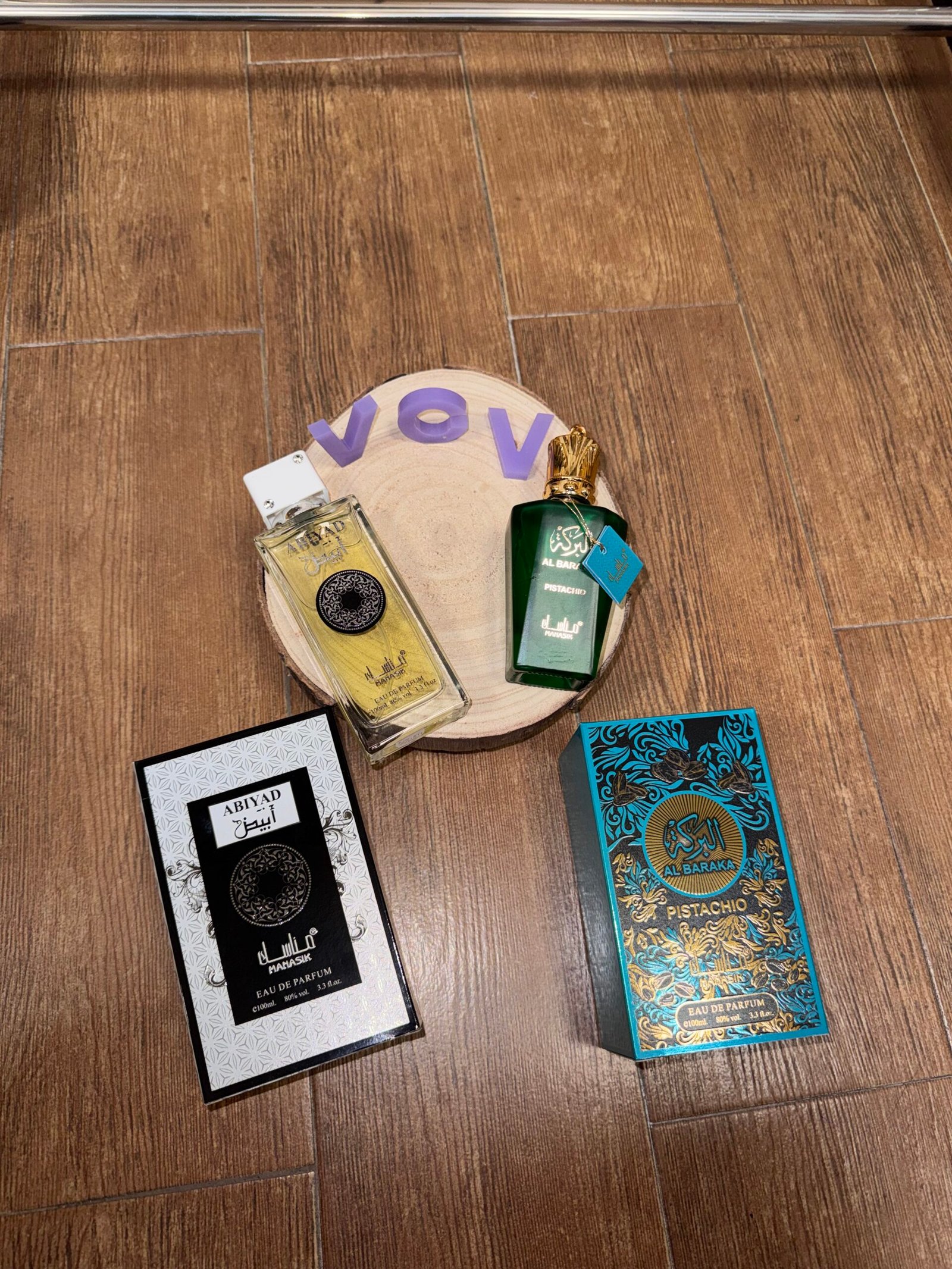 PERFUME MANASIK - Al Baraka Pistachio / Abiyad - Formato de 100 ml. - Imagen 3