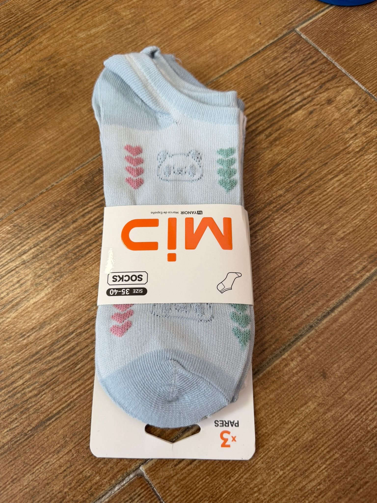 CALCETIN TOBILLERO AZULES x3 - Imagen 5