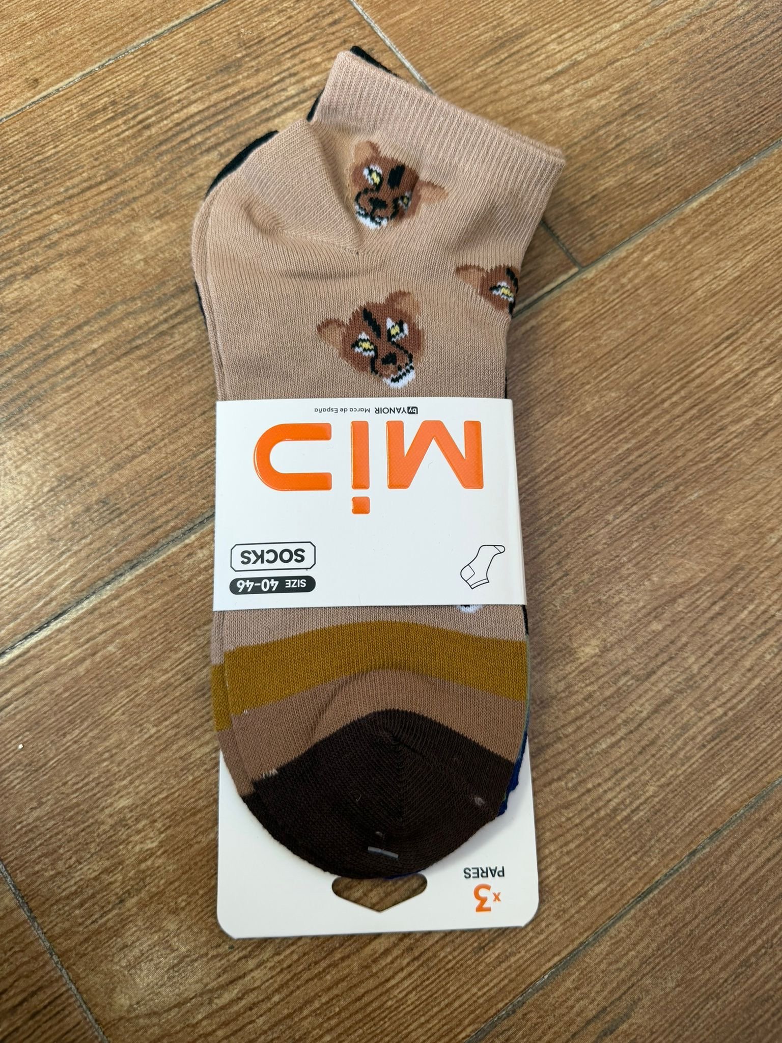 CALCETIN TOBILLERO ANIMALES x3 - Imagen 3