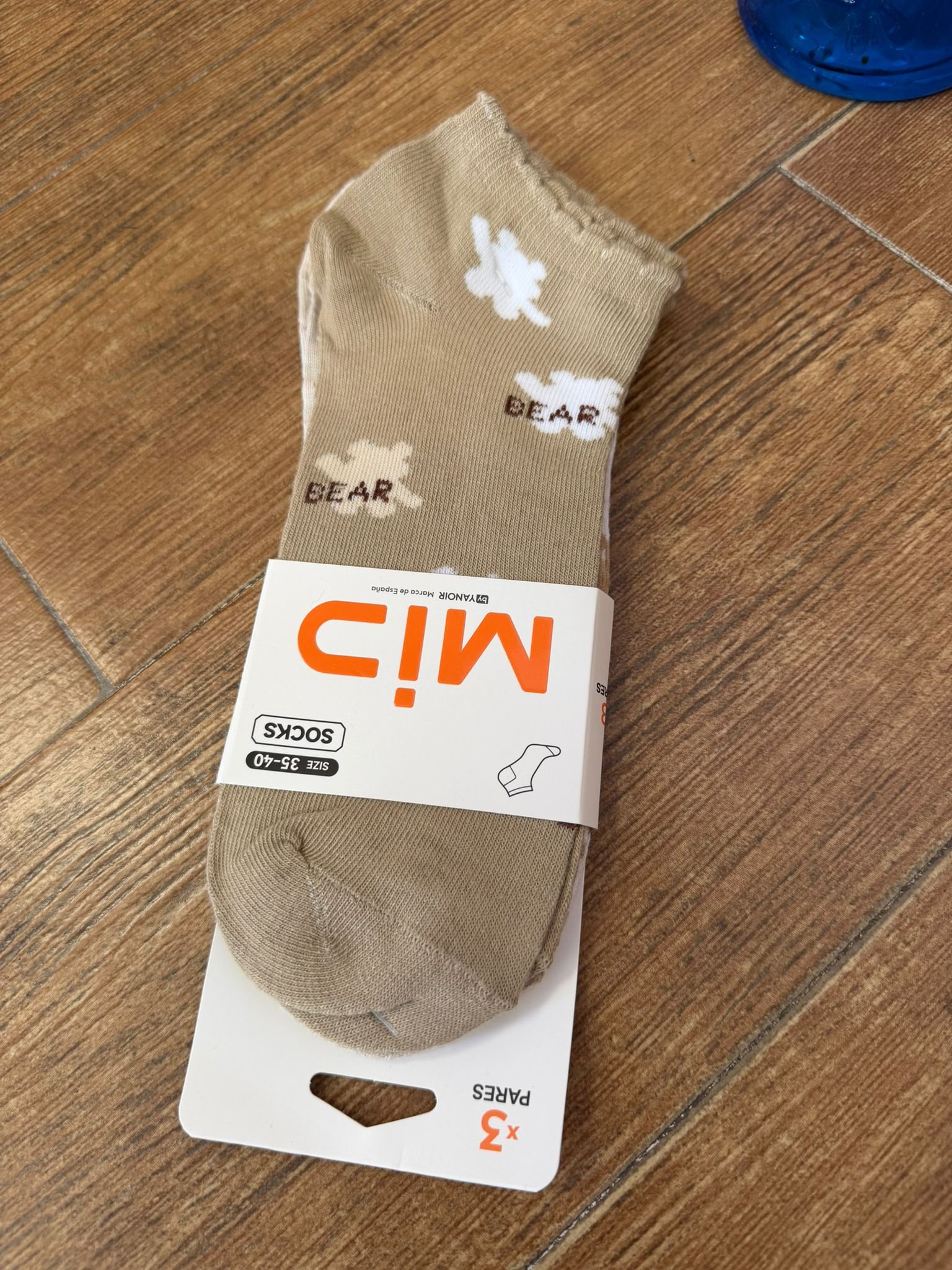 CALCETIN TOBILLERO TONOS MARRONES x3 - Imagen 2