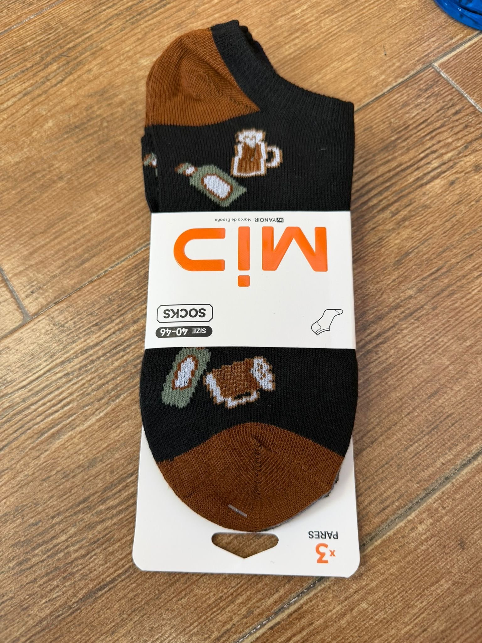 CALCETIN TOBILLERO BEBIDAS x3 - Imagen 2