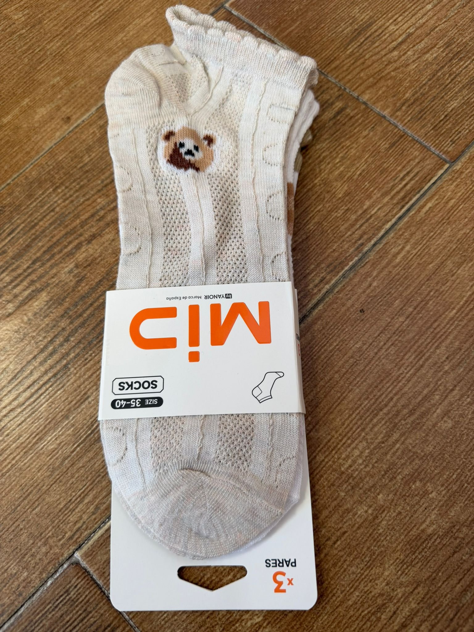 CALCETIN TOBILLERO TONOS MARRONES x3 - Imagen 5