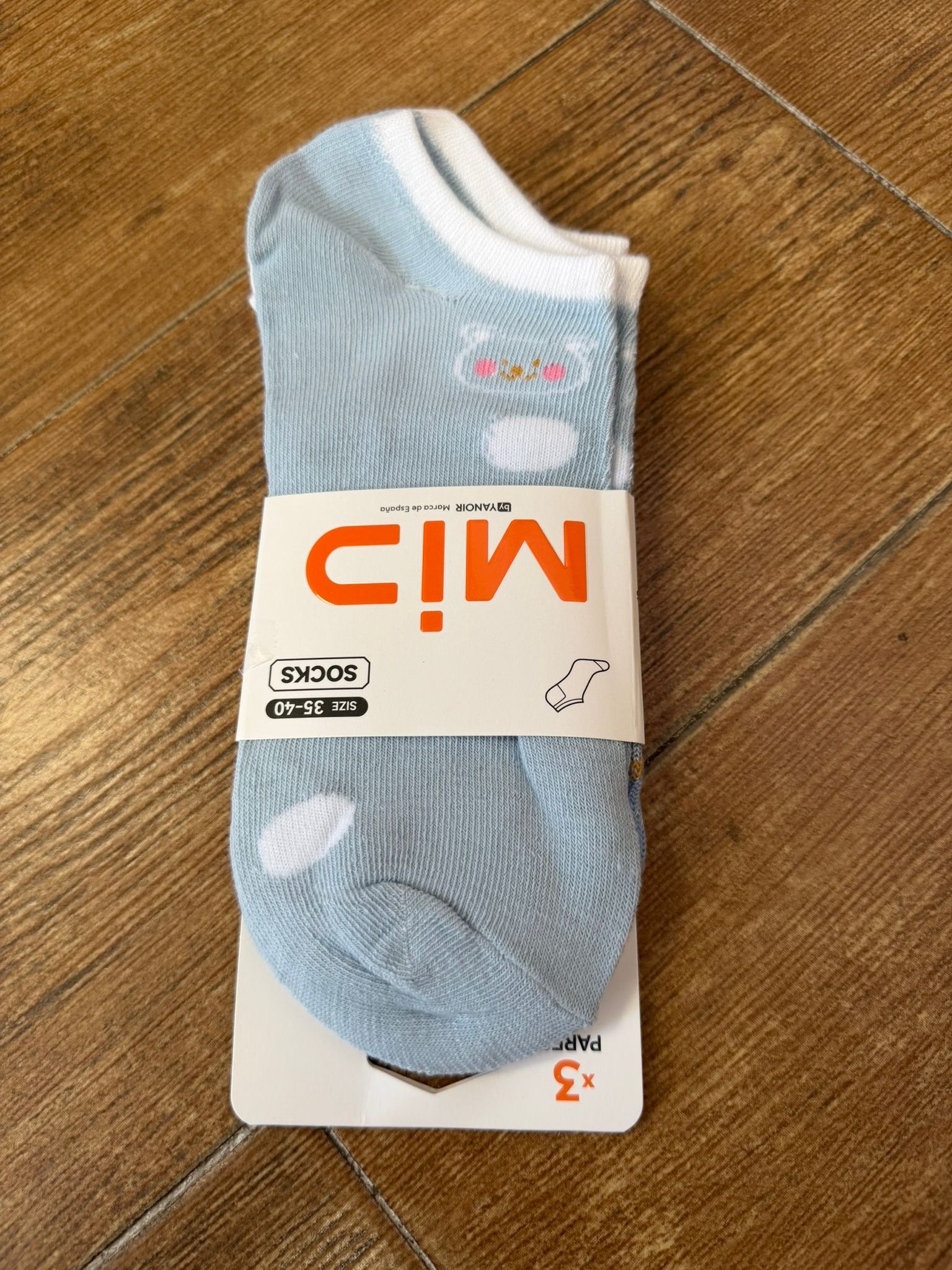 CALCETIN TOBILLERO AZULES x3 - Imagen 4