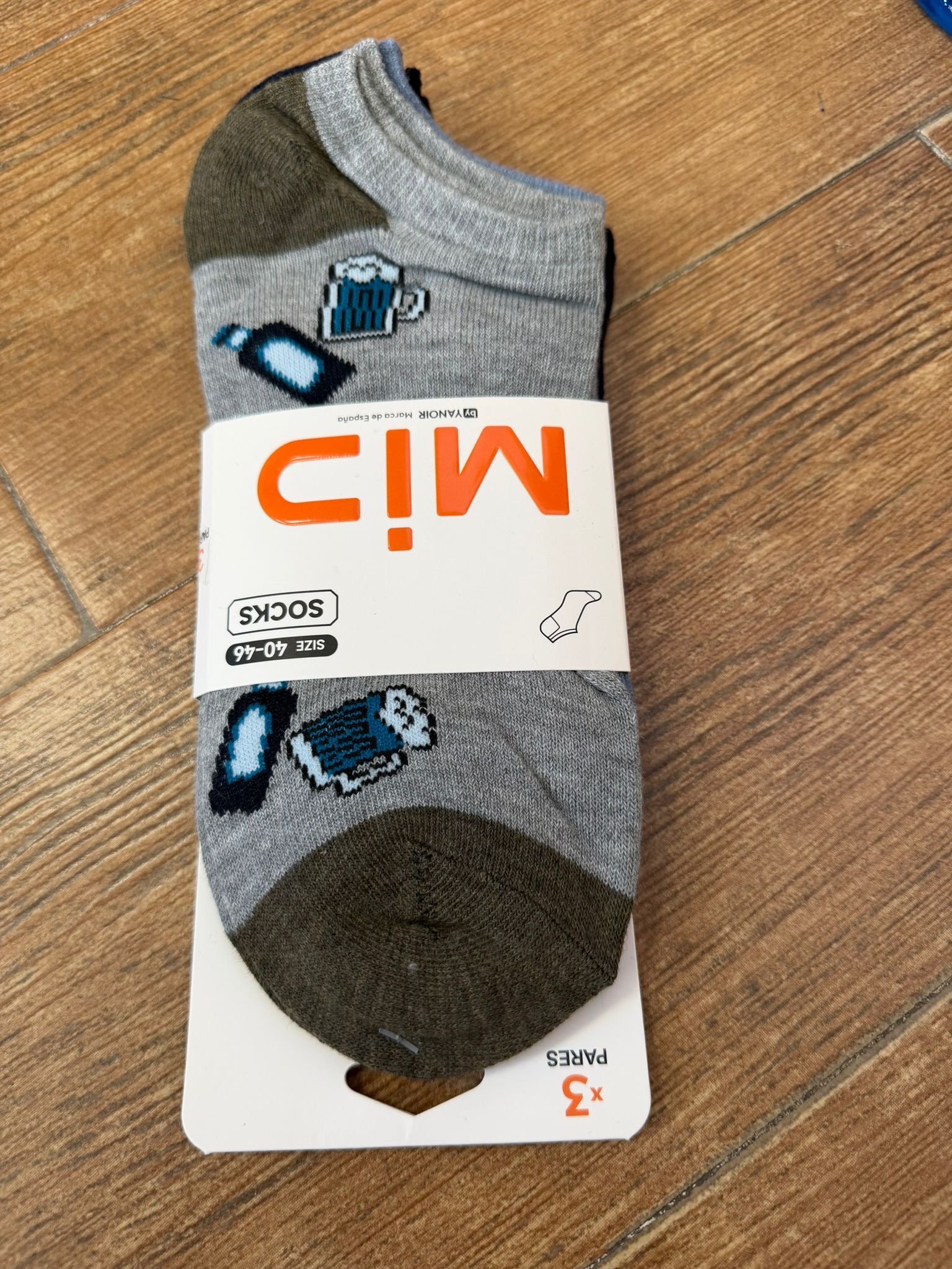 CALCETIN TOBILLERO BEBIDAS x3 - Imagen 5