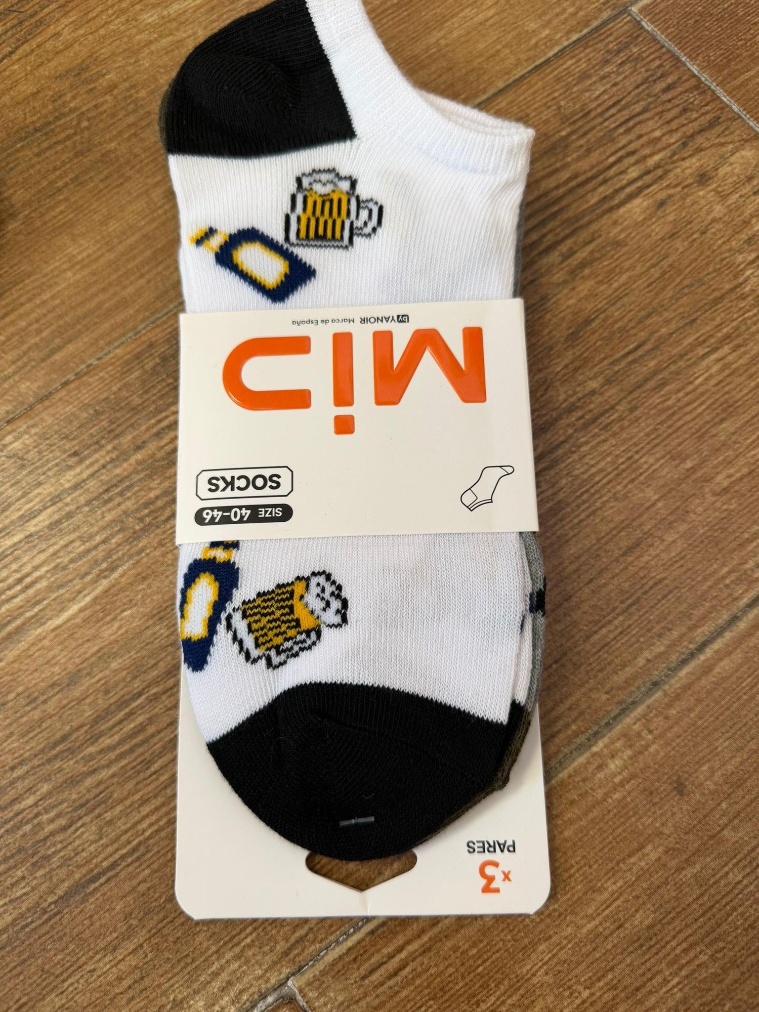 CALCETIN TOBILLERO BEBIDAS x3 - Imagen 3