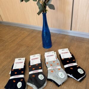 CALCETIN TOBILLERO BANDERITAS x3