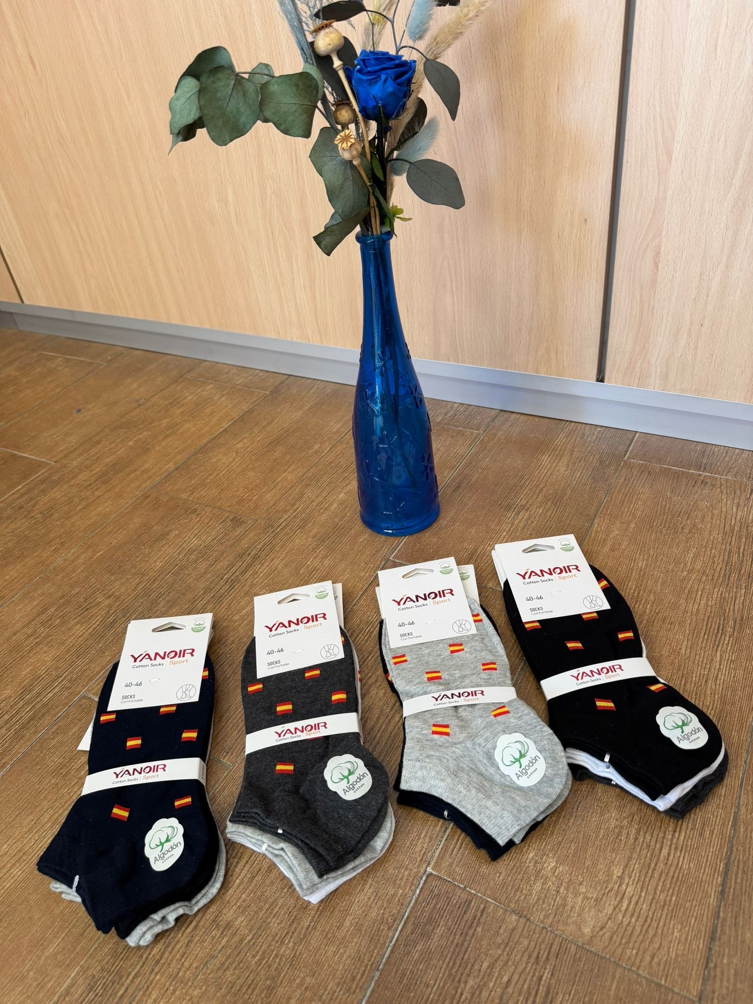 CALCETIN TOBILLERO BANDERITAS x3