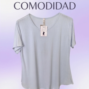 CAMISETA COMODIDAD AZUL
