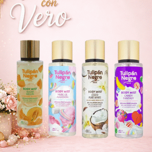 BRUMAS CORPORALES TULIPAN NEGRO.