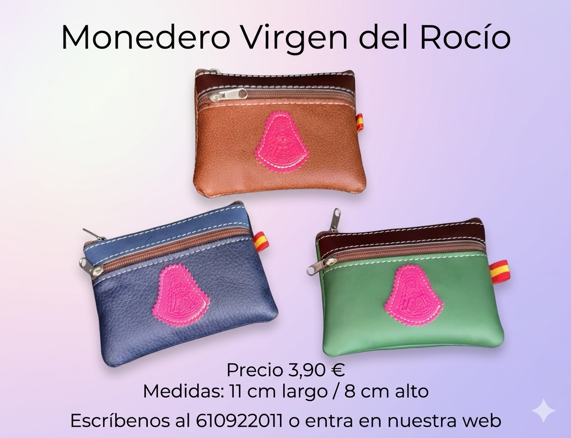 Monedero VIRGEN DEL ROCIO.