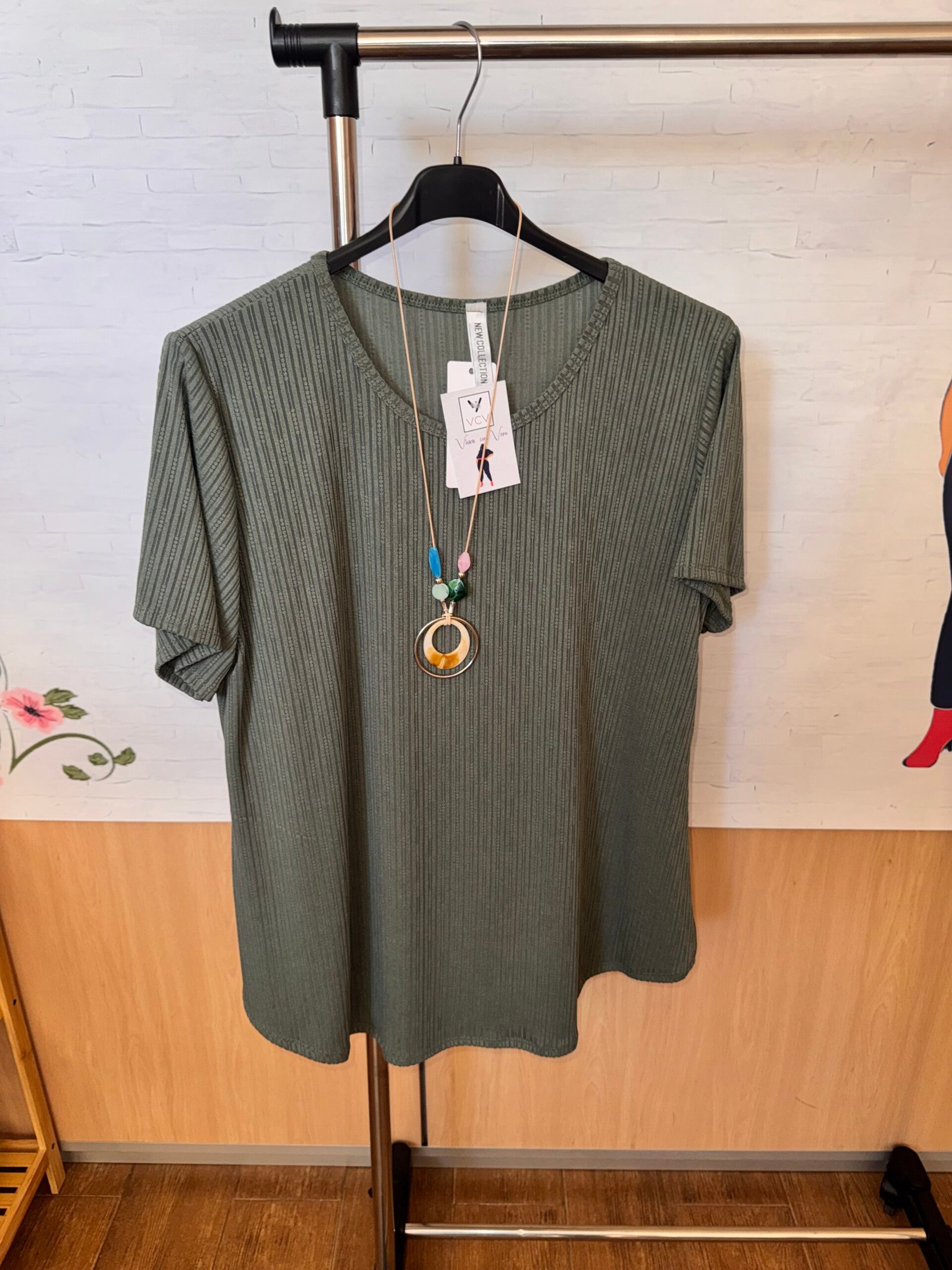 CAMISETA COMODIDAD KAKI - Imagen 3