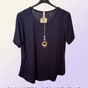 CAMISETA COMODIDAD AZUL MARINO