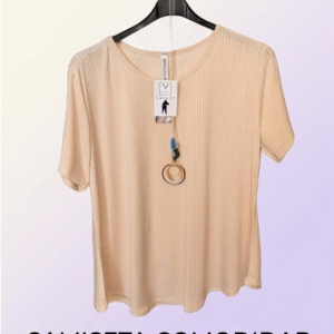 CAMISETA COMODIDAD BEIGE