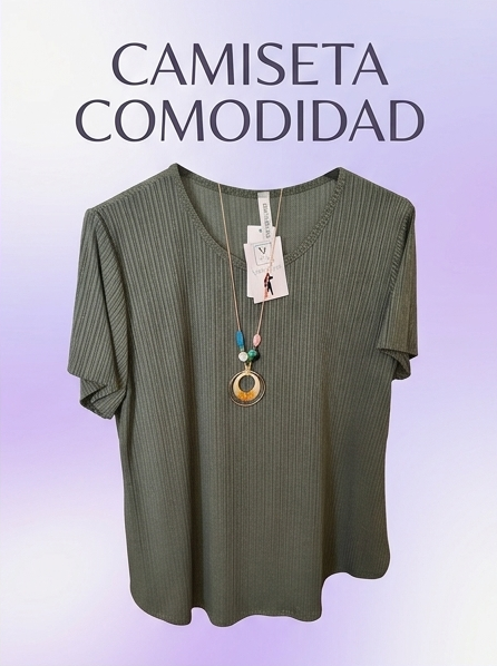 CAMISETA COMODIDAD KAKI