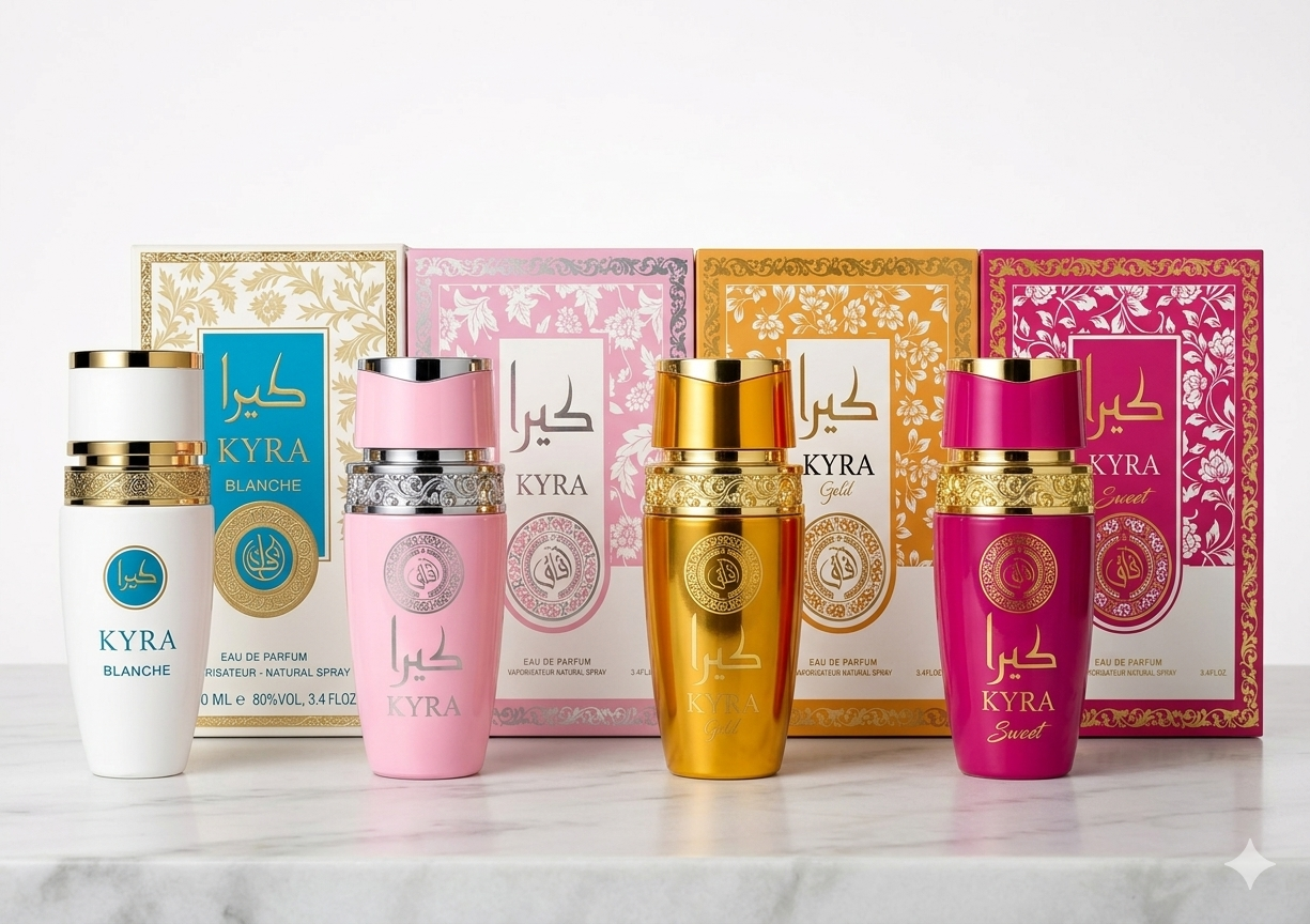 PERFUMES ARABES KYRA - Cuatro olores diferentes